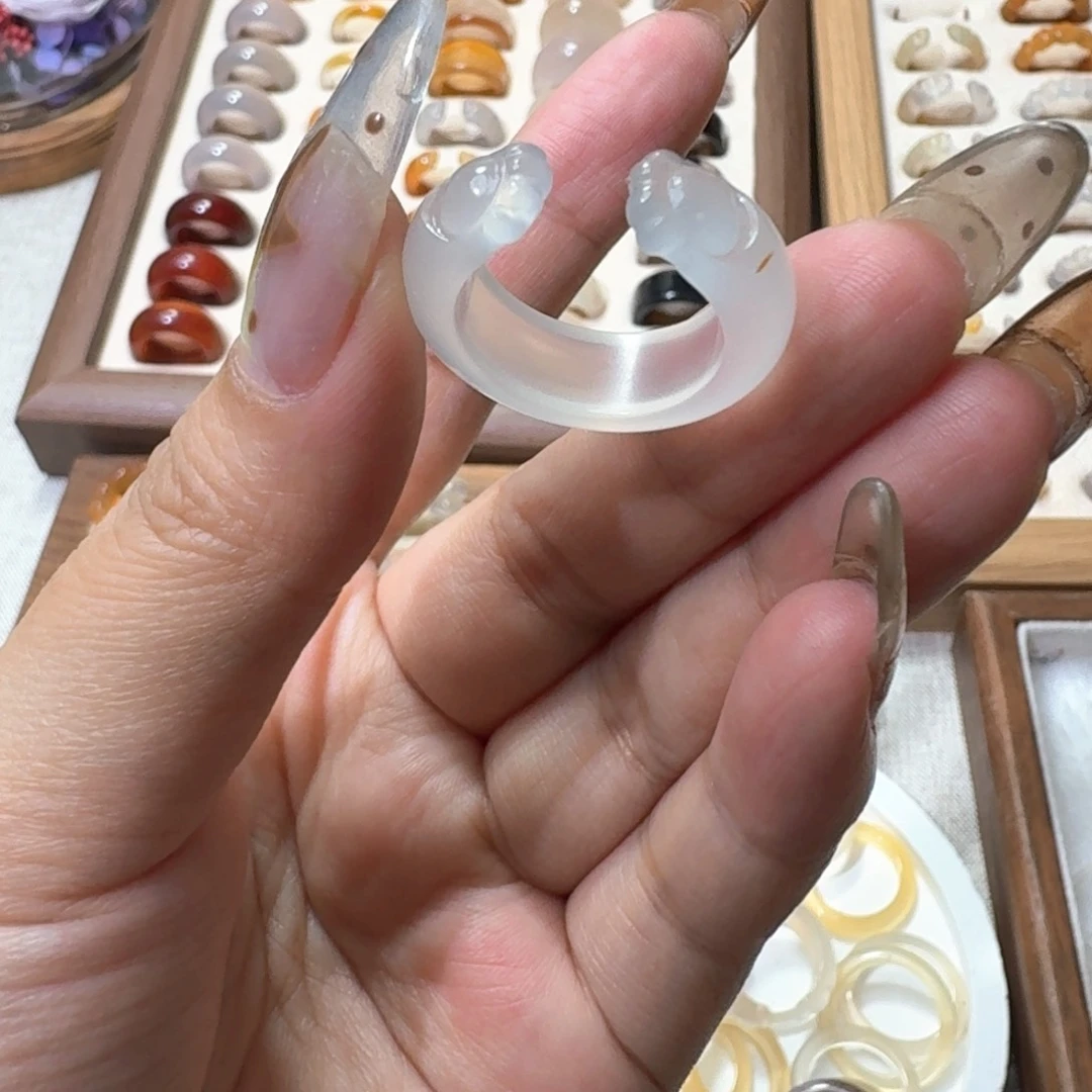 未镶嵌戒指玛瑙/玉髓531港16