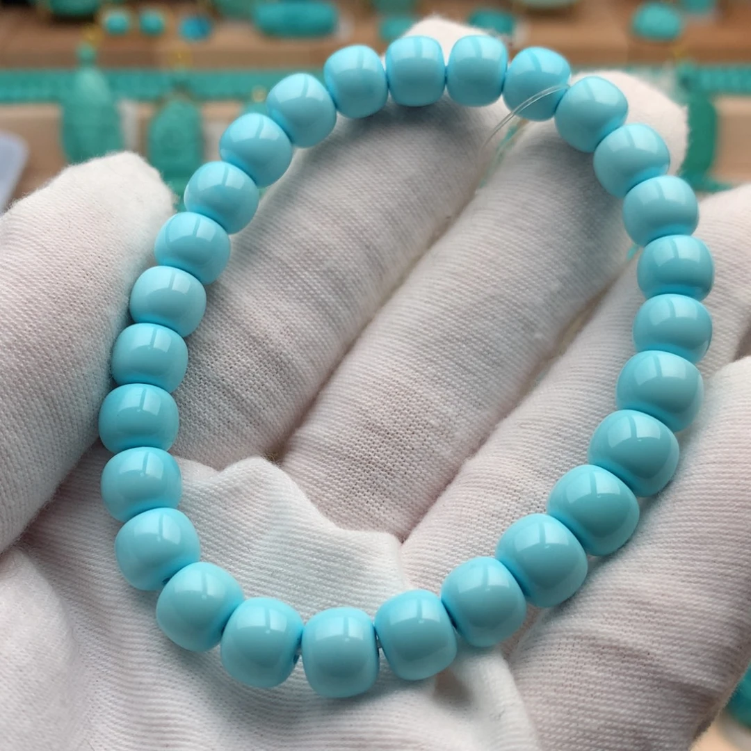 绿松石未镶嵌珠宝奇石8mm