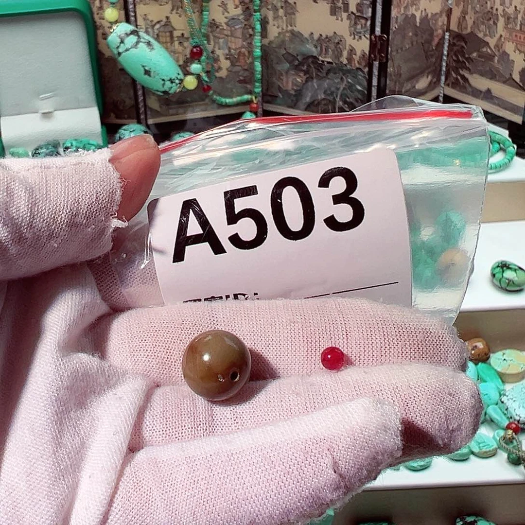 南红玛瑙卡12.5圆珠未镶嵌