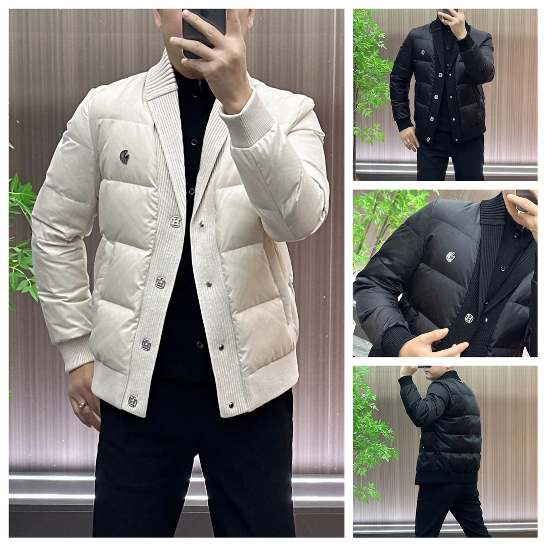 25519｜青果领羽绒服｜男士冬季青果领羽绒服夹克外套时尚保暖｜绅