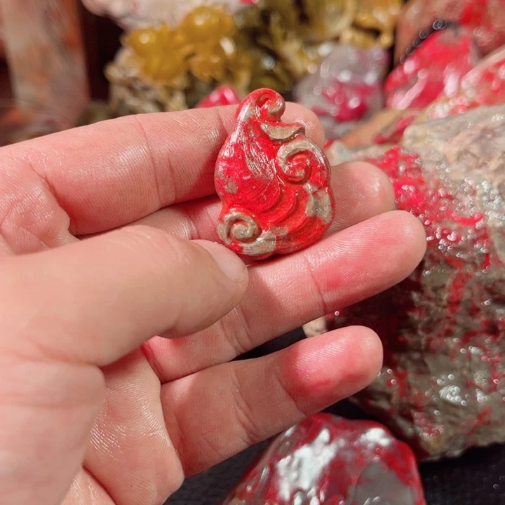 鸡血石昌化鸡血石