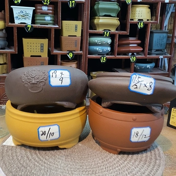 紫砂花盆紫砂花盆