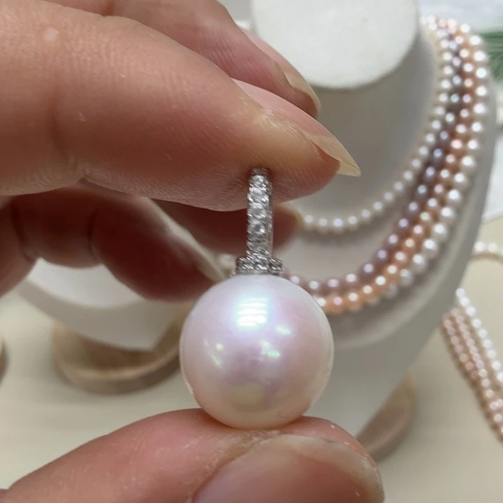 淡水珍珠合金颈饰100023