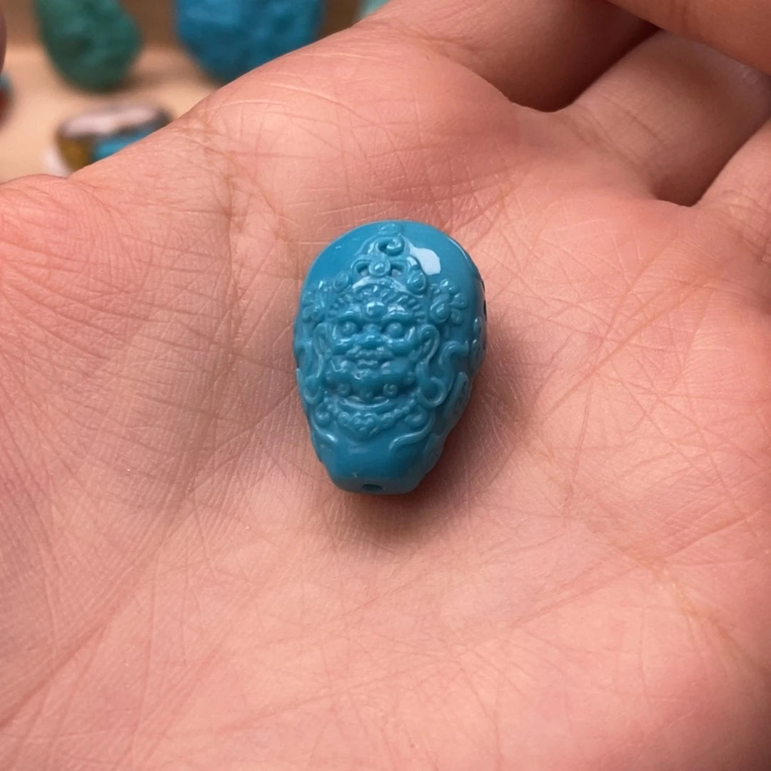 未镶嵌绿松石颈饰阿*