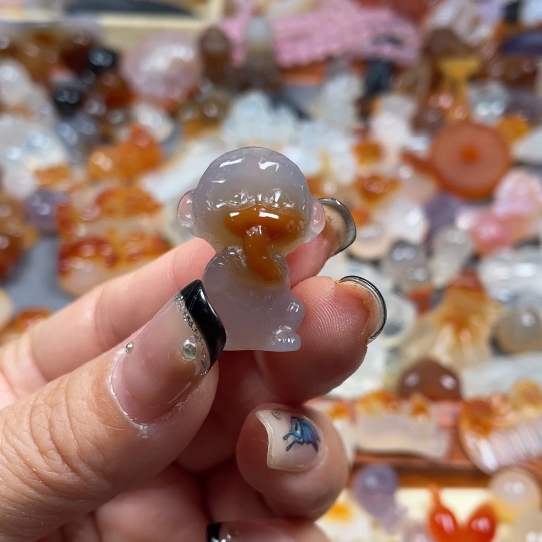 玛瑙/玉髓颈饰未镶嵌娜*
