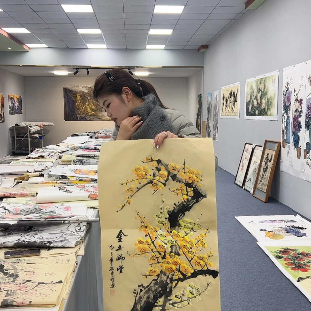 国画国画作品宣纸纯手绘