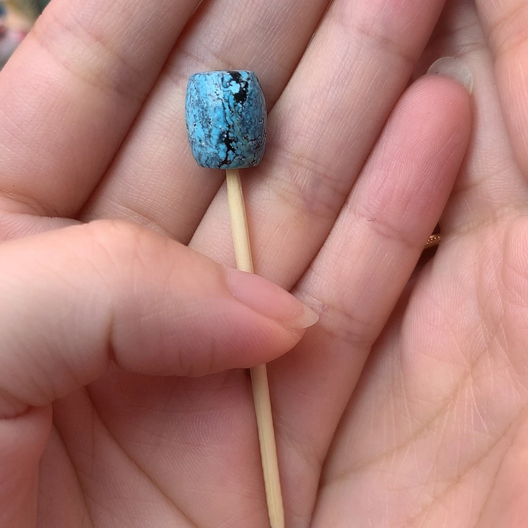 未镶嵌绿松石配珠