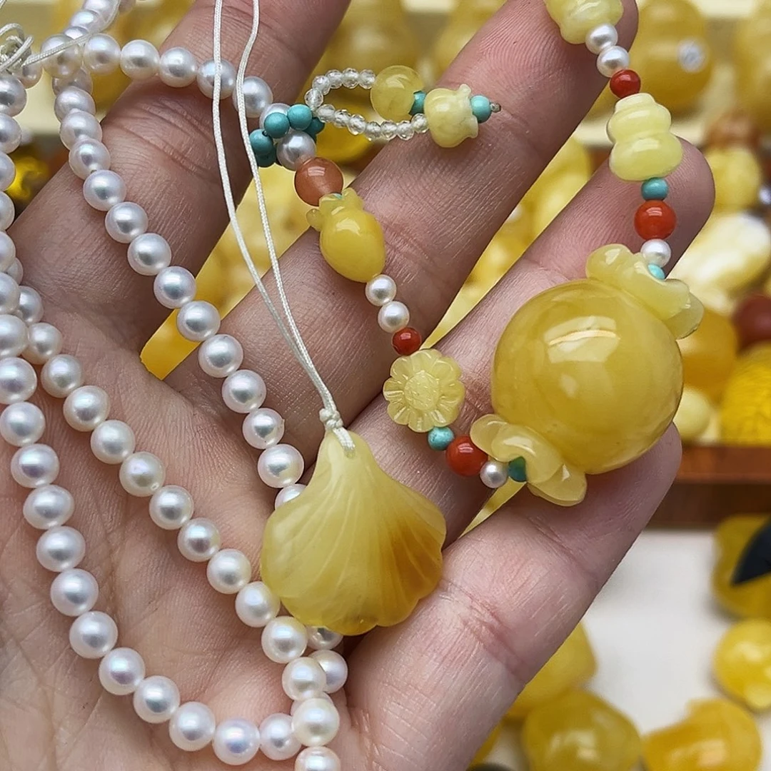 蜜蜡未镶嵌裸石天然