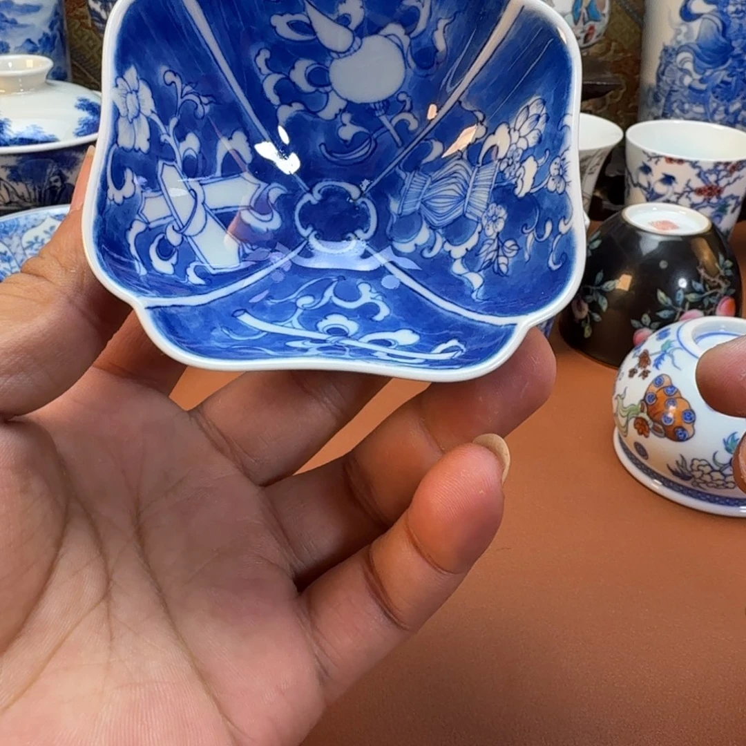 杯子陶景德镇全手工手绘陶瓷