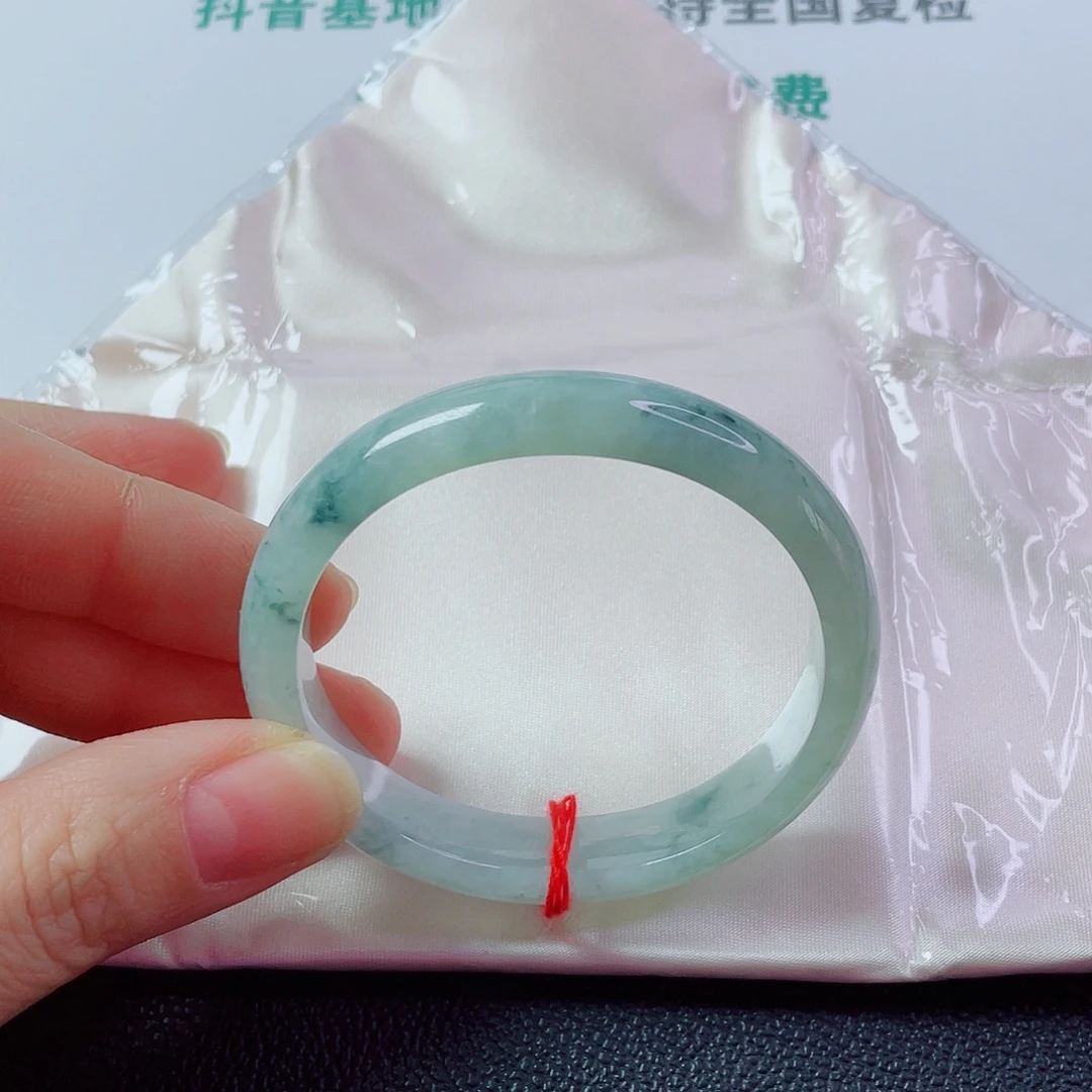 翡翠未镶嵌手镯贵妃镯54.2宽12厚8
