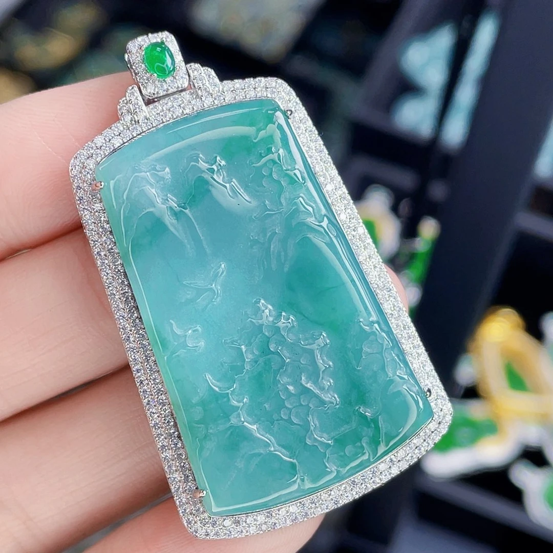 翡翠吊坠(不含链)未镶嵌