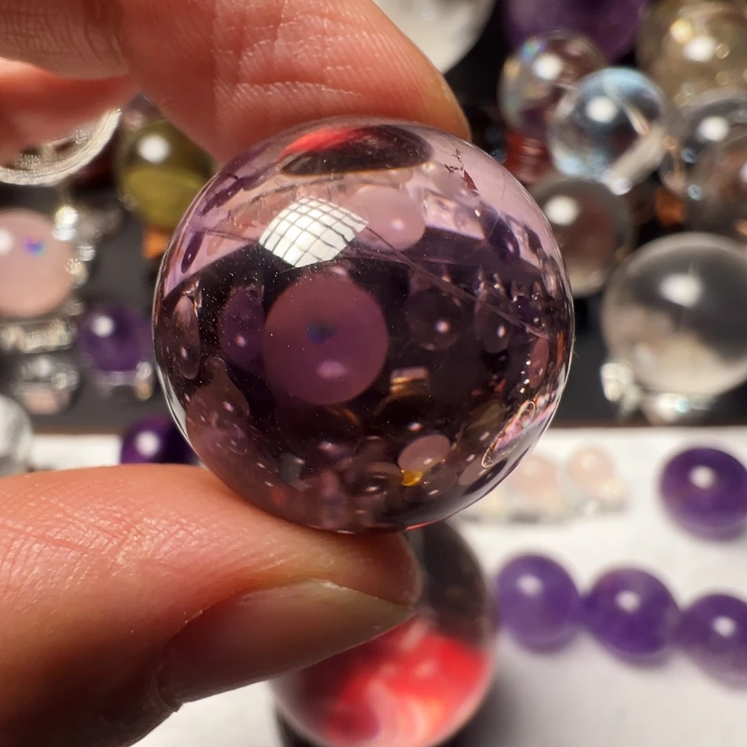 紫晶珠宝半成品未镶嵌