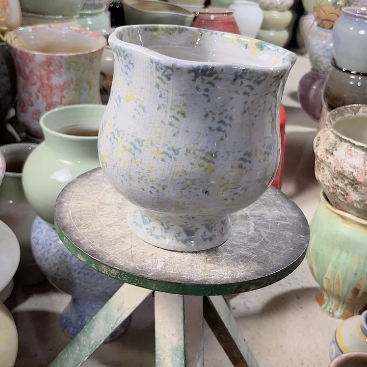 瓷片口14高18瑕景德镇陶瓷