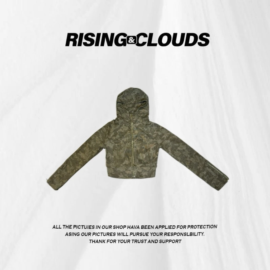 RISING&CLOUDS莎莎【悦己芳华】深圳南油时尚百搭迷彩外套090482