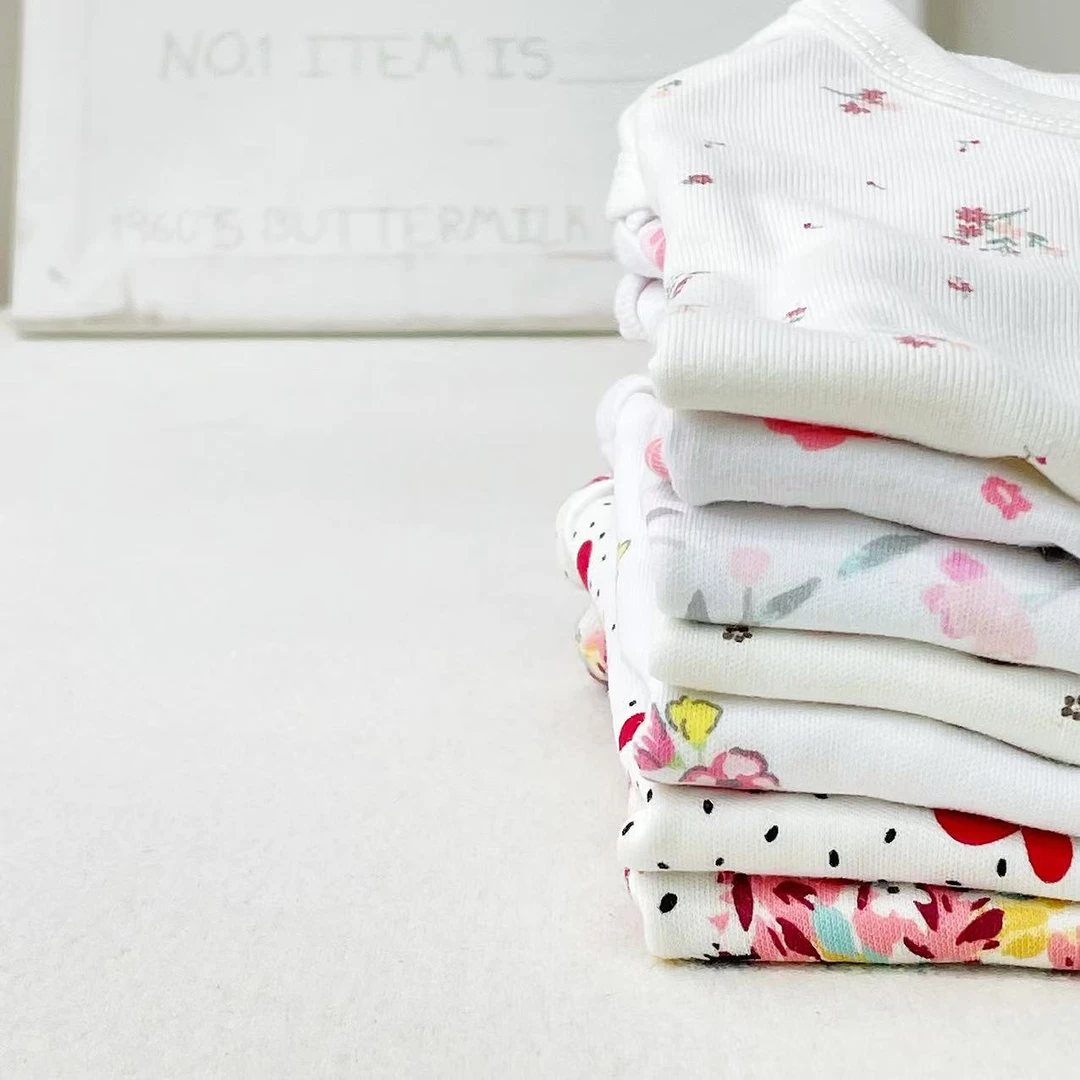 【格格过款链接1】花色短袖包屁衣婴儿百棉宝宝透气夏天新生儿