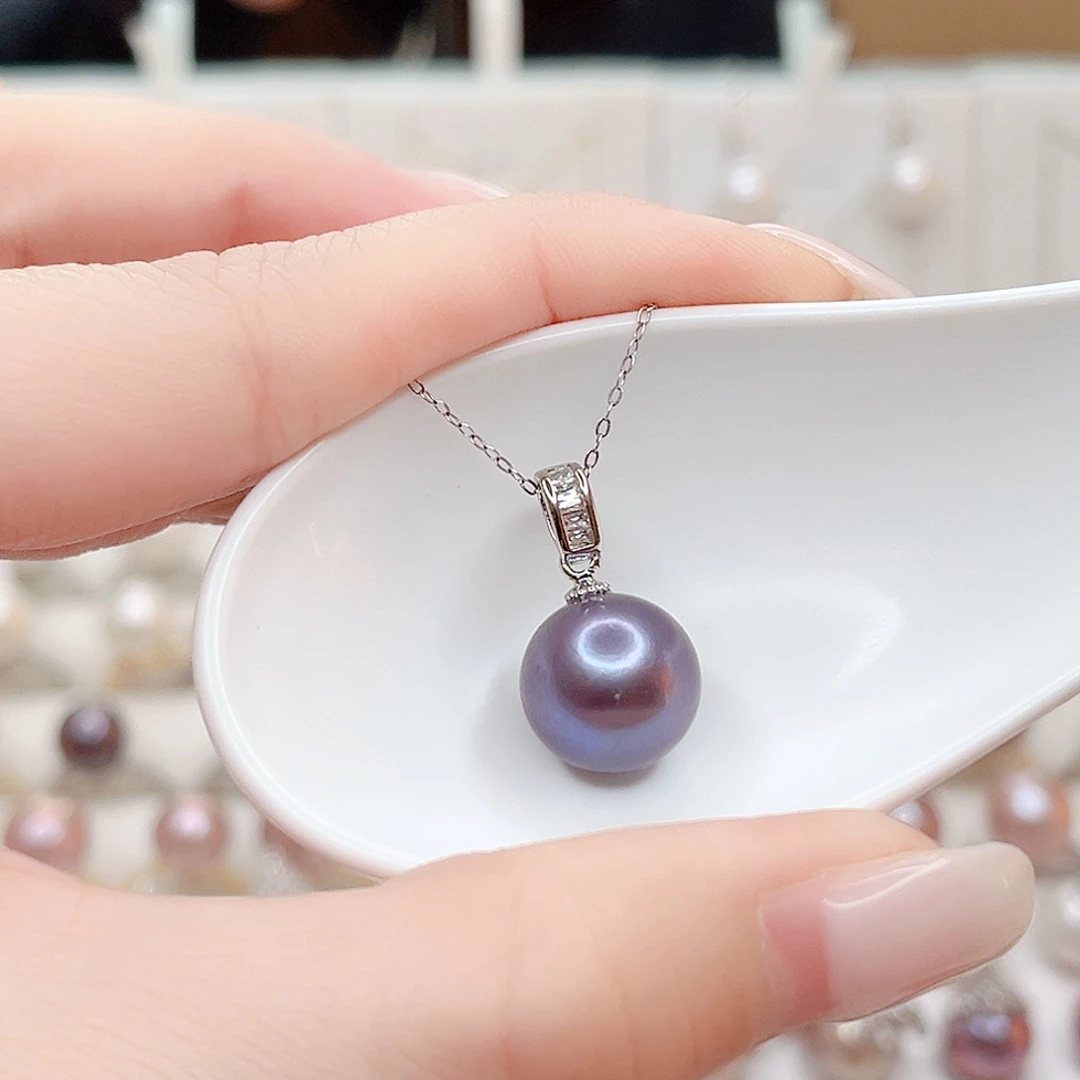 合金淡水珍珠吊坠(赠链)