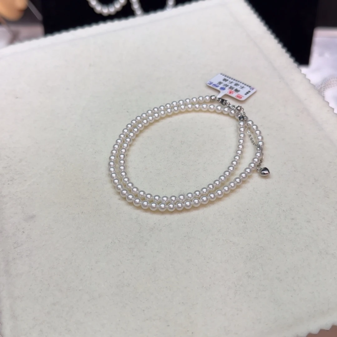 【闪购商品】淡水珍珠项链银S925镶嵌