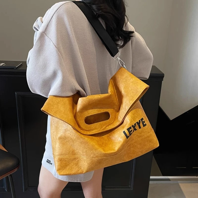 托特包女大容量2025新款休闲简约百搭夏季单肩斜挎包高级感通勤包