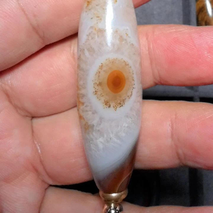 玛瑙/玉髓颈饰合金