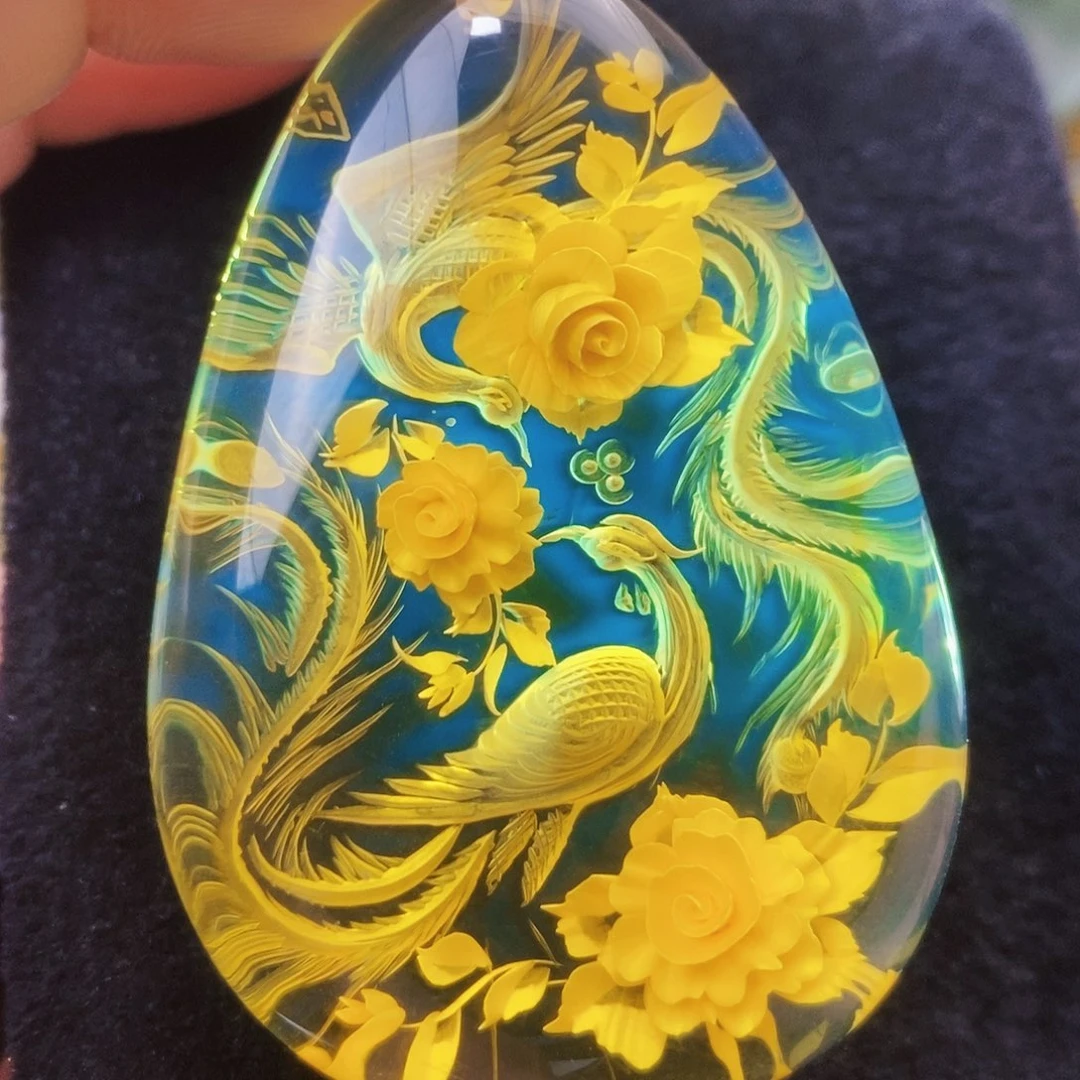 【闪购商品】金珀吊坠(不含链)未镶嵌