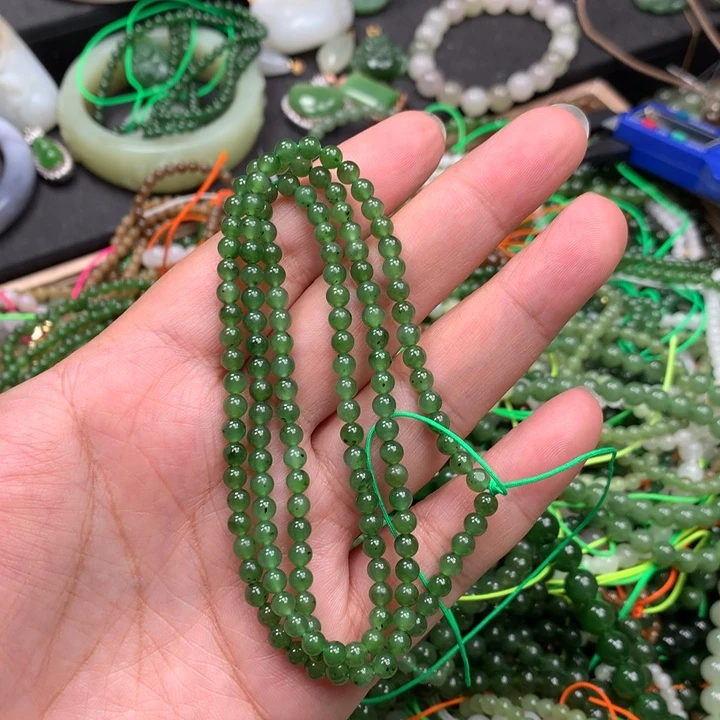 和田玉未镶嵌手链28