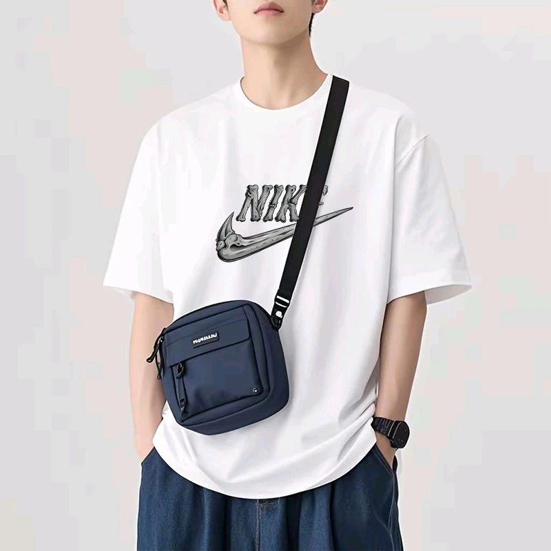 012联名款潮牌T恤男女同款时尚百搭圆领印花t恤短袖骨头勾