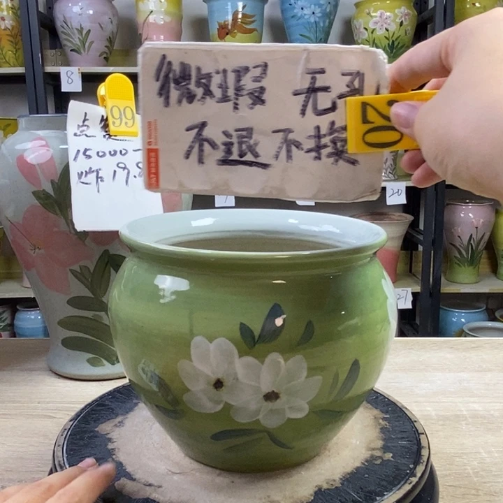 景德镇高温陶瓷花盆
