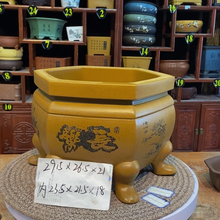 紫砂花盆紫砂花盆