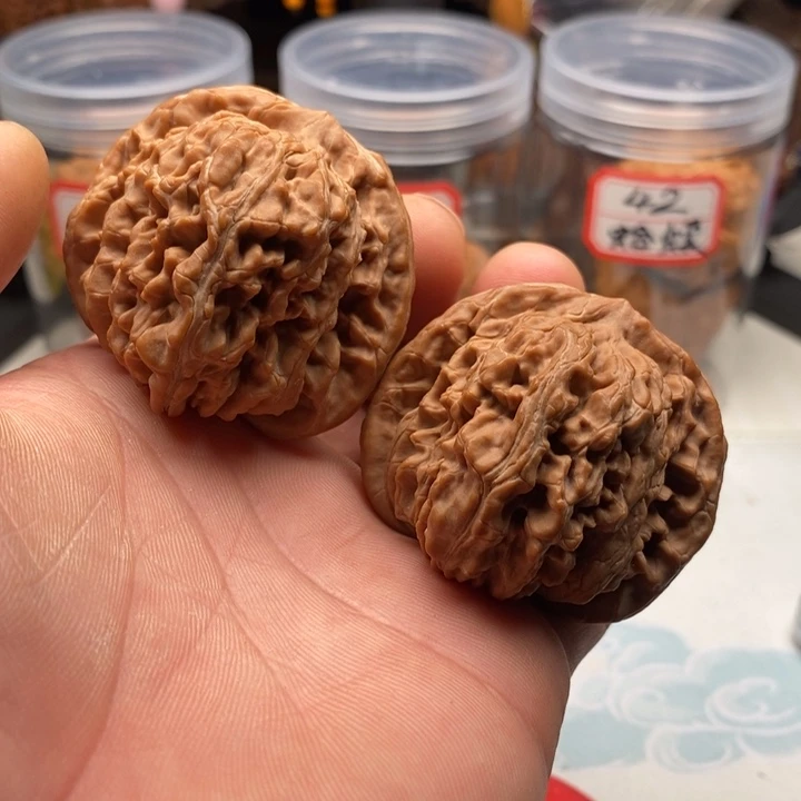 文玩核桃吊坠天***.46全品四座楼