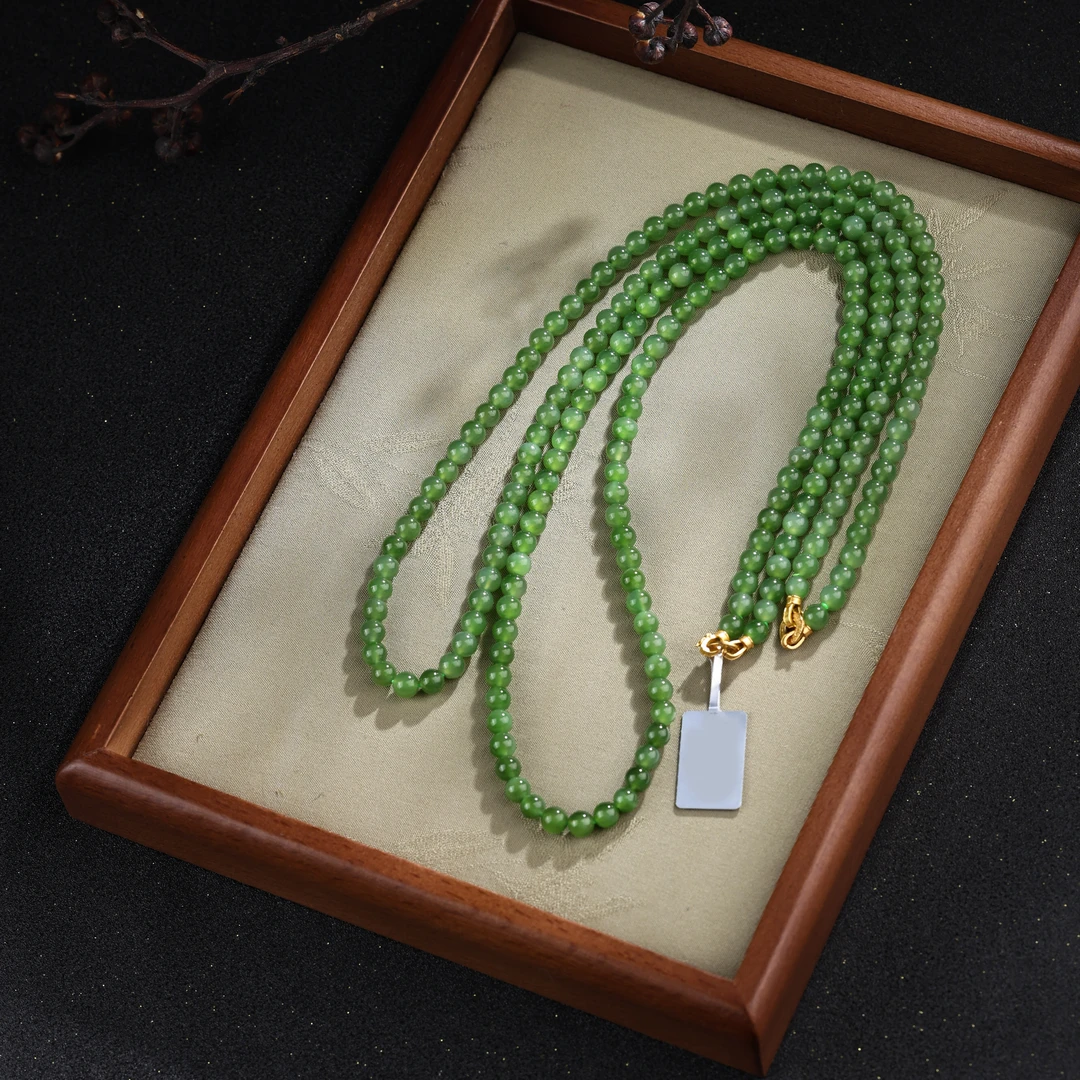 【举石臻选】TA0708-693-62和田玉项链(一件/多样性发/约5-6mm）X