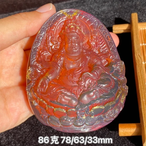 【小伊琥珀】86克茶蜜果冻料精品黄财神