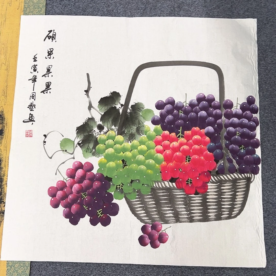 国画宣纸国画纯手绘作品