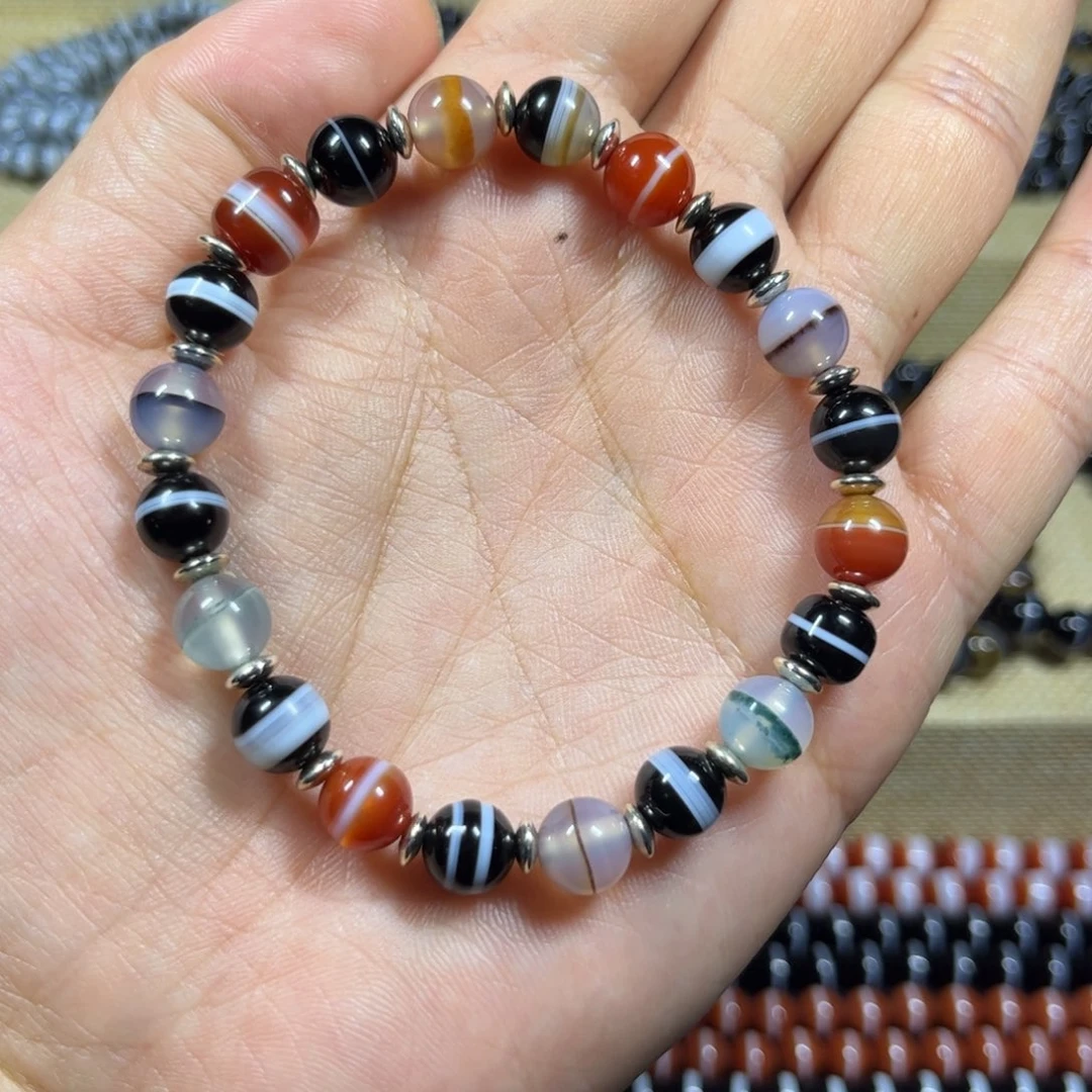 玛瑙/玉髓未镶嵌手链