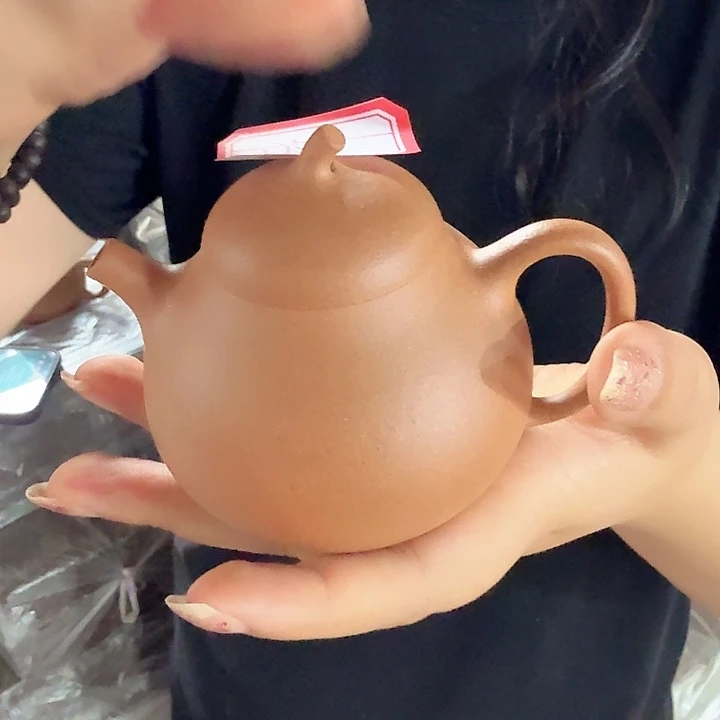 茶壶紫砂宜兴原矿紫砂老宕口黄金段