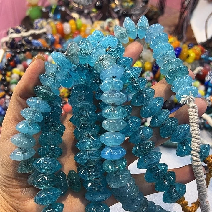 玻璃颈饰尼泊尔琉璃一条