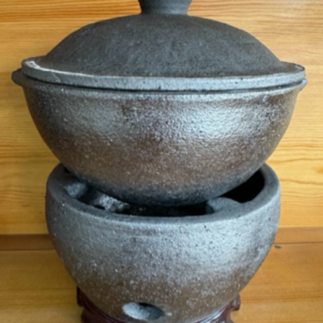 非物质文化遗产代蔚青砂器酒精炉小砂锅套装