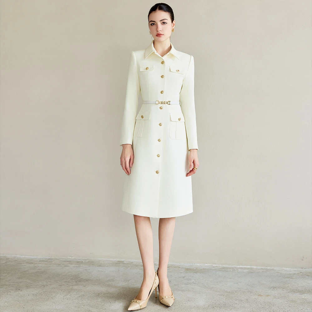 【高宥惠专属】轻熟名媛千金风穿搭套装女2025收腰连衣裙Q1280