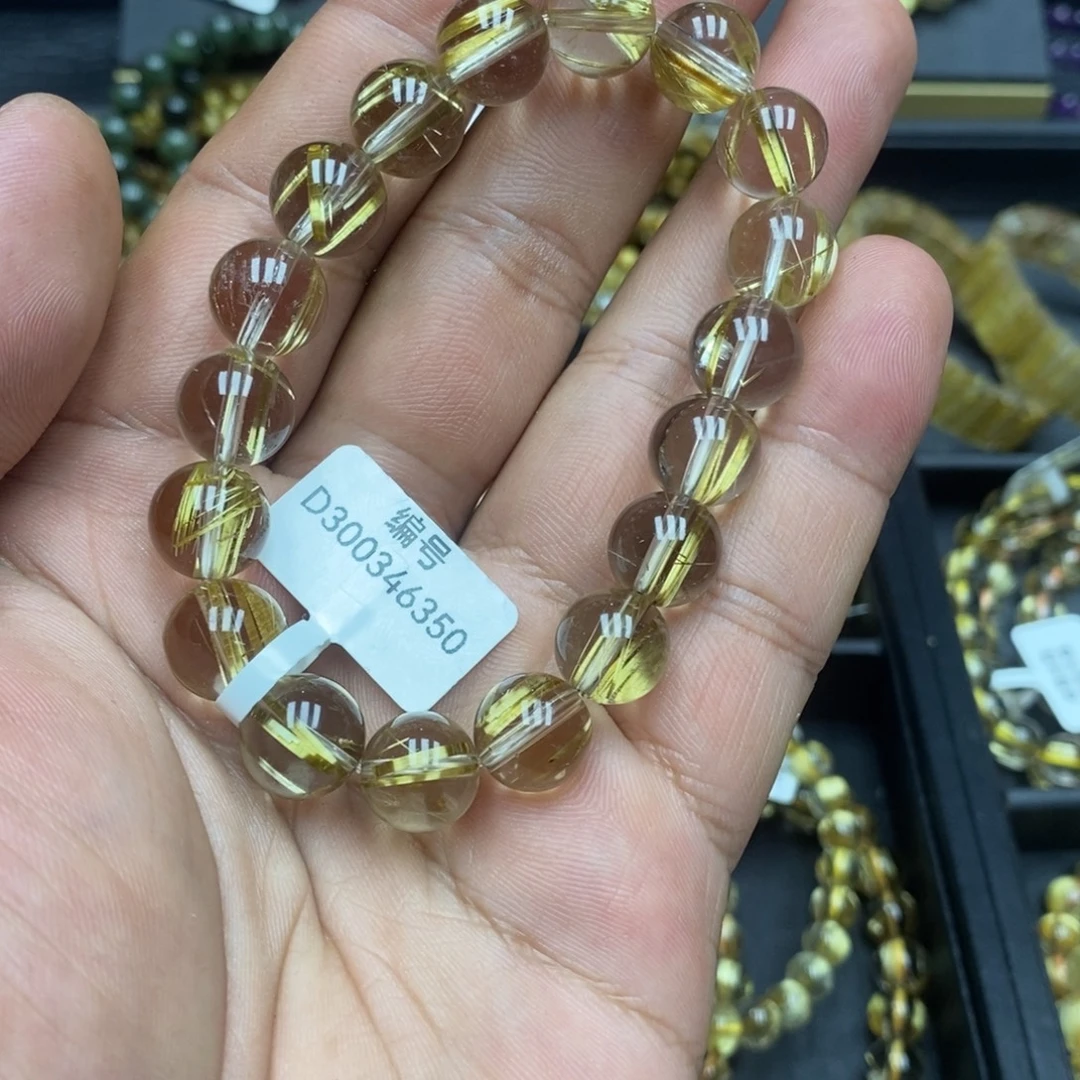 发晶手串未镶嵌卓慕水晶天然钛晶D300346350