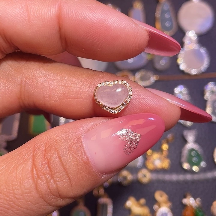 翡翠银S925镶嵌颈饰