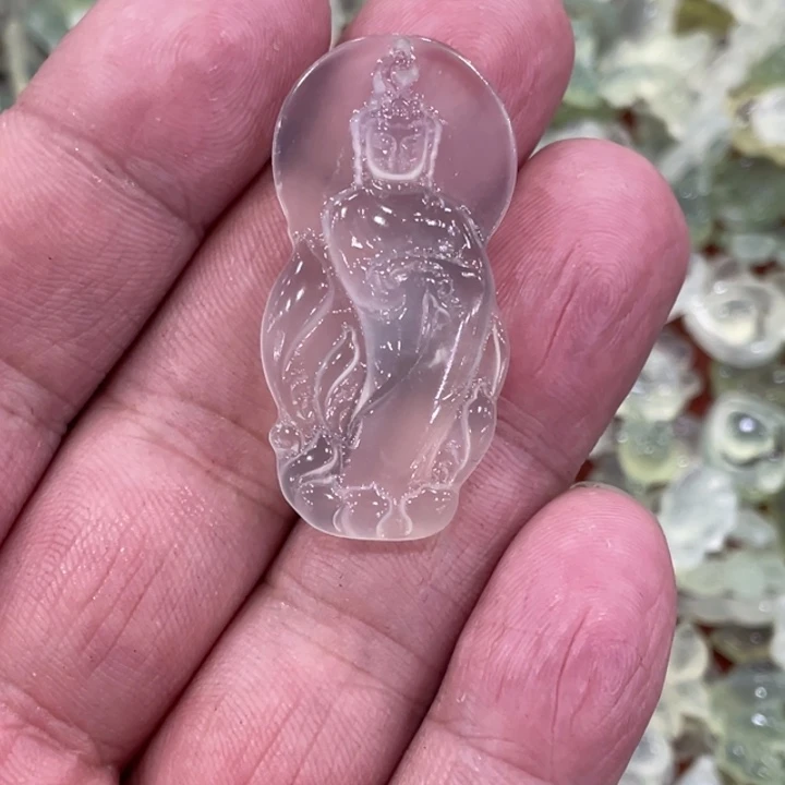 蛇纹石玉合金颈饰