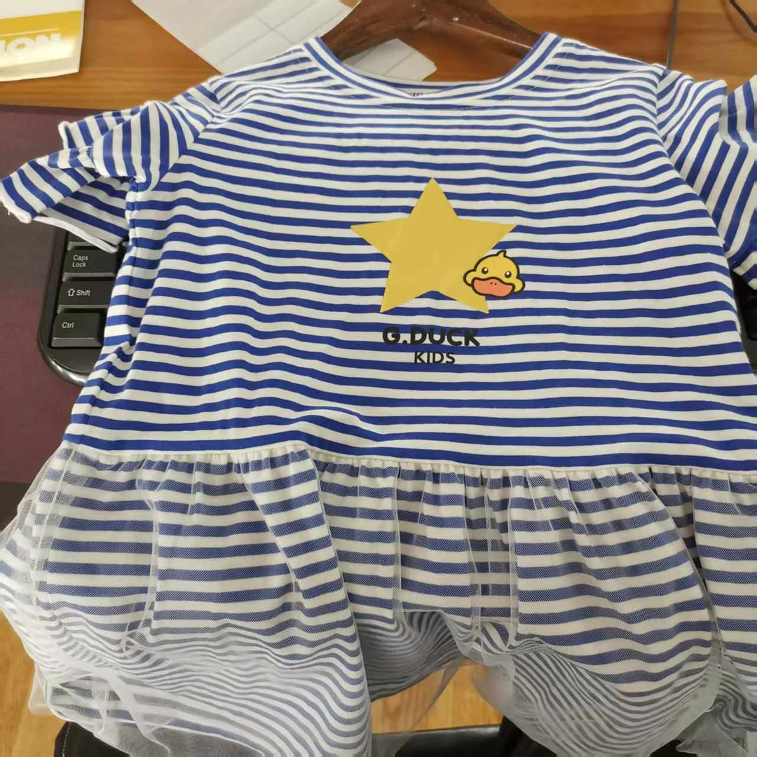 652背心纱纱裙2024新款童装休闲运动网纱连衣裙女童裙子KC119