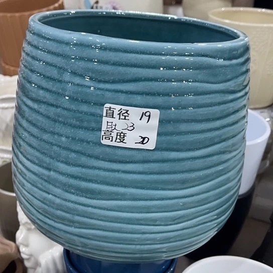 多肉绿植陶瓷花盆9.9包邮，有孔