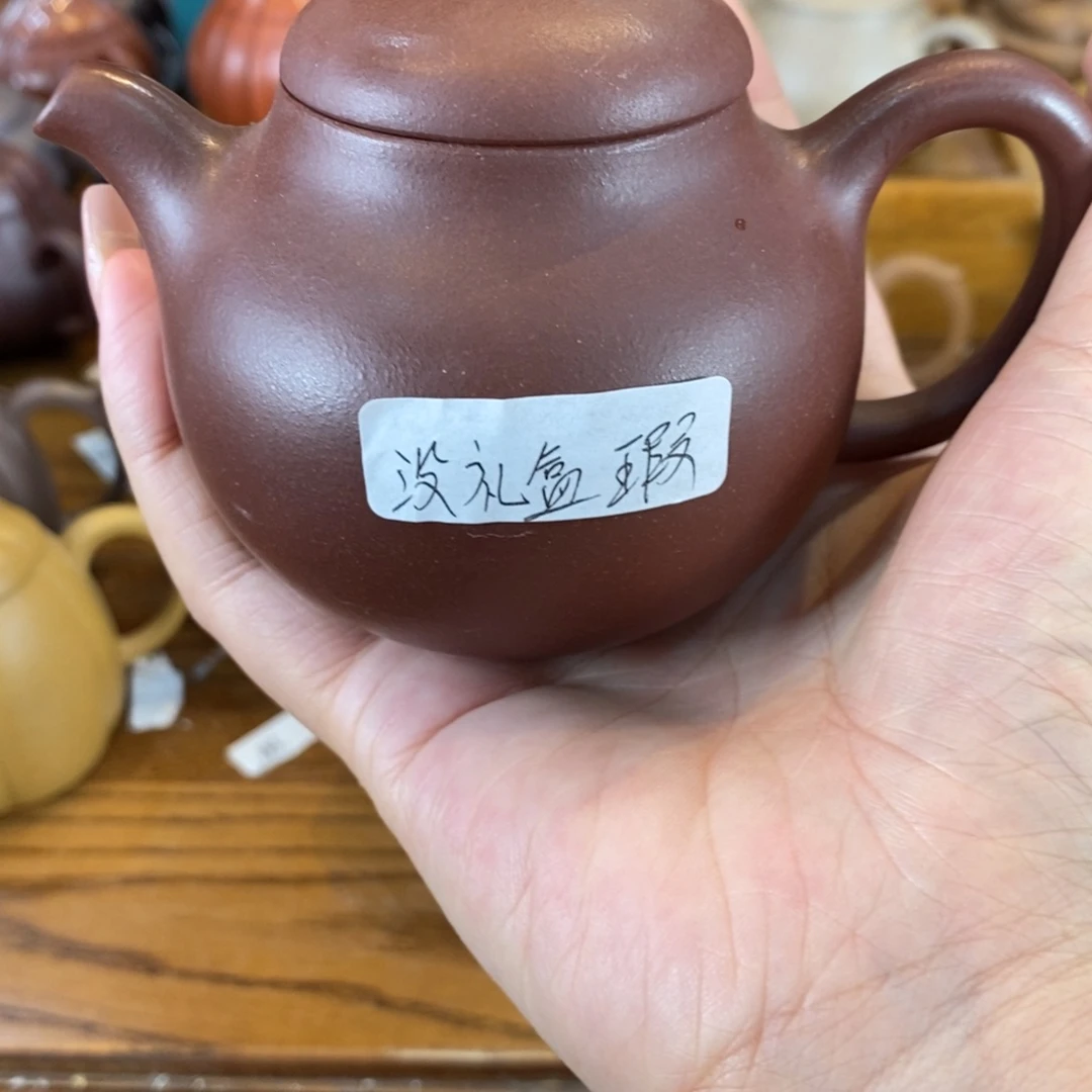 茶壶紫砂原矿泥料手工壶直播间