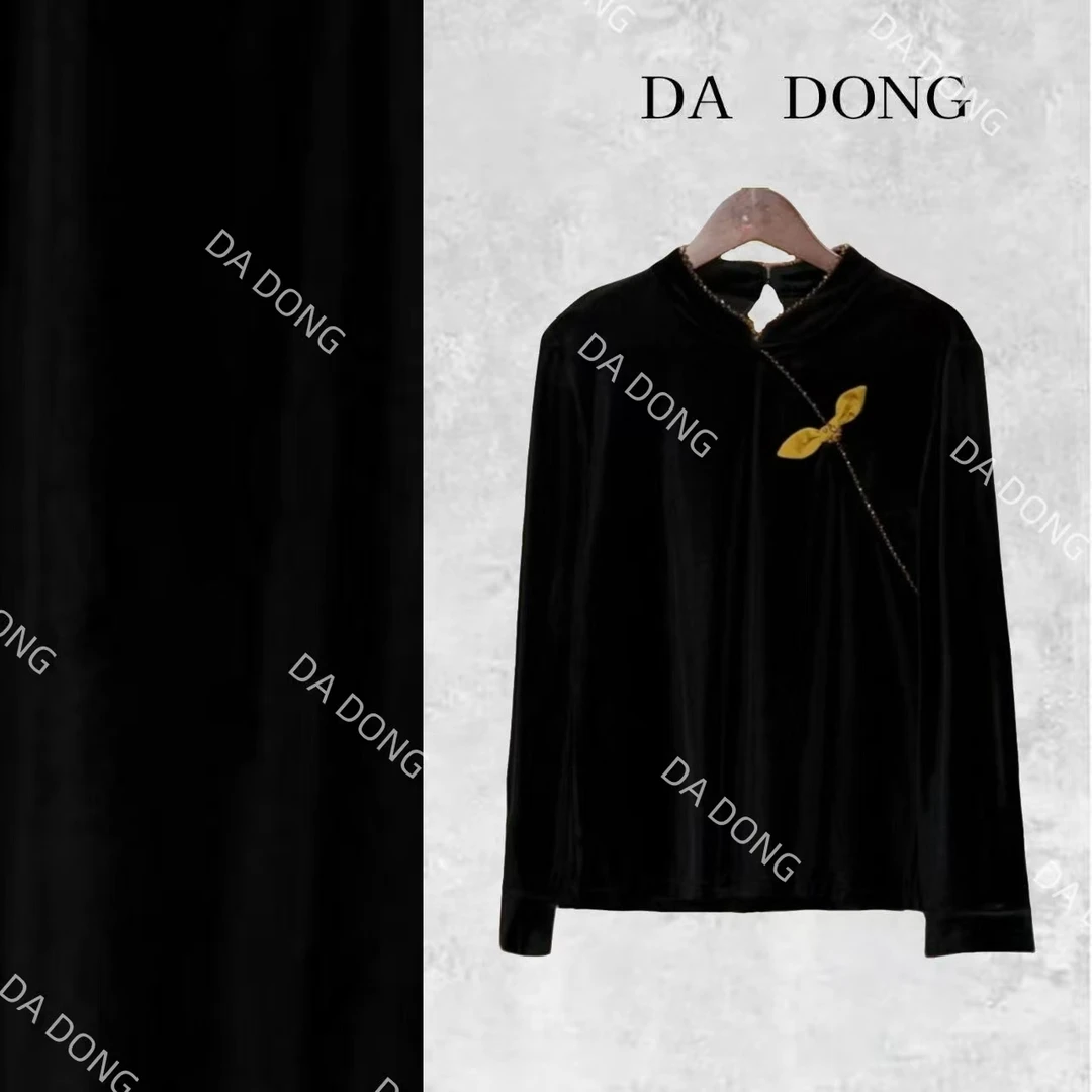 落蝶--新中式国风蕾丝气质长袖轻奢时尚复古提花打底轻奢衬衫