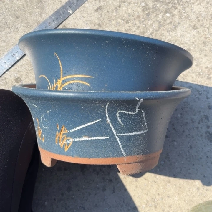 紫砂花盆紫砂的花