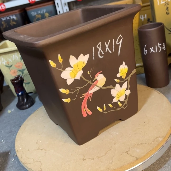 花盆紫砂紫砂花盆