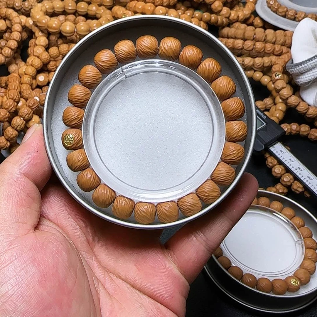 猴头核桃手串金标云锦10左右25号