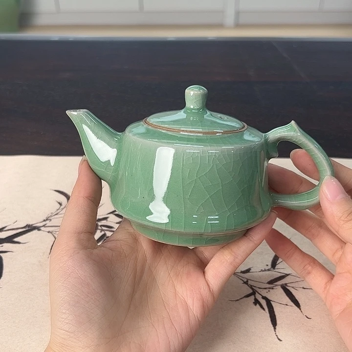 龙泉云间青瓷小米茶器