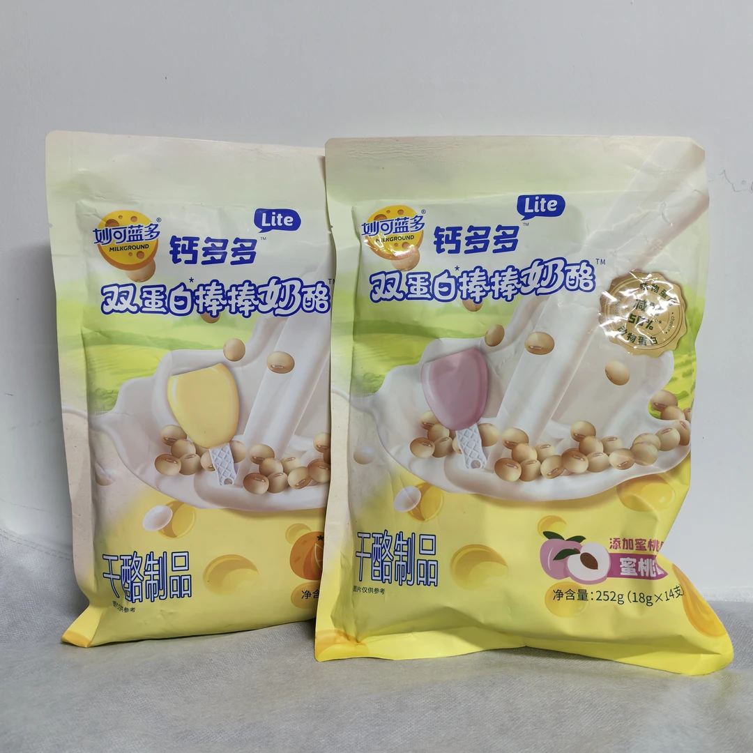 妙可蓝多钙多多双蛋白奶酪棒252g效期2025.7月