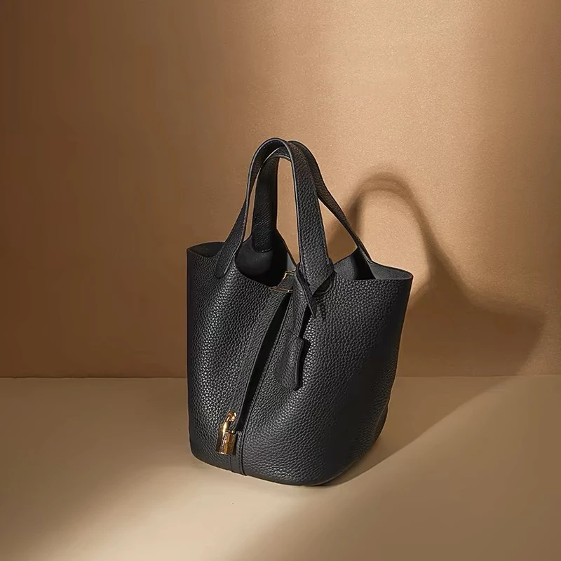 【粉丝专属】新款时尚百搭经典复古洋气简约菜篮子手提包-BC277